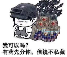 我可以吗？有药先分你，倍镜不私藏 - 吃鸡表情包，了解一下