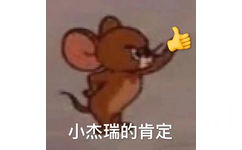 小杰瑞的肯定(猫和老鼠杰瑞鼠表情包)