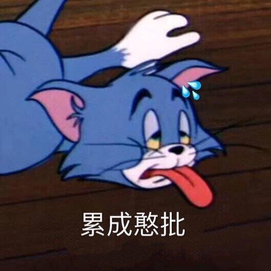 累成憨憨（汤姆猫表情包）