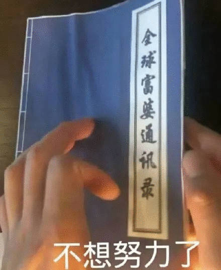 全富婆通讯录不想努力了