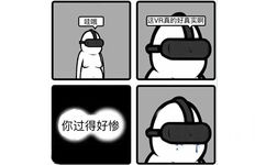 哇哦 这 VR 真的好真实啊！你过得好惨 - 近期斗图表情包精选-2019/8/5