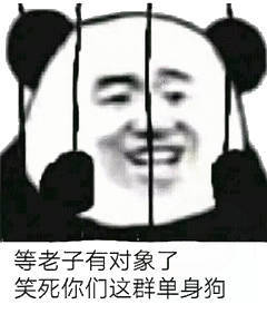 老子有对象了，笑死你们这群单身狗