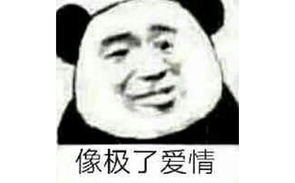 像极了爱情（熊猫头）