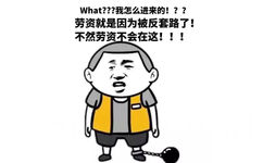 what???我怎么进来的！？？劳资就是因为被反套路了！不然劳资不会在这！！ - 我要插死你（装逼表情）