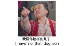 我没你这样的儿子（I have no that dog son） - 我的内心几乎是崩溃的（名侦探狄仁杰）