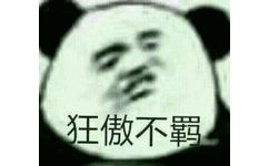 狂傲不羁（熊猫头）