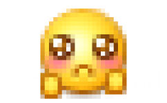 泪了 - 复古动态小黄脸 emoji 表情包