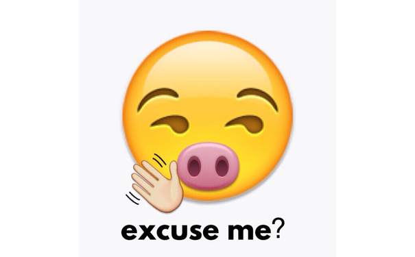 excuse me ？ - emoji表情包