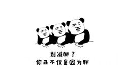 别减肥了，你丑不仅是因为胖 - 熊猫人轻拍桌子