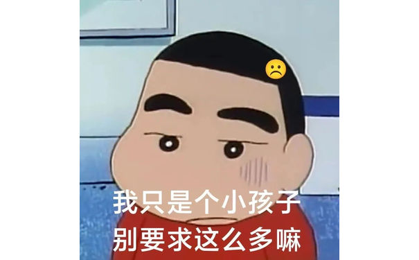 我只是个小孩子别要求这么多嘛