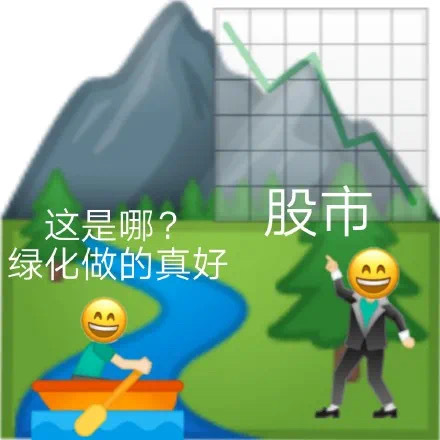 这是哪?股市绿化做的真好AA - 基金表情包