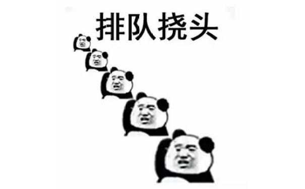 熊猫头不停的挠头表情包-12