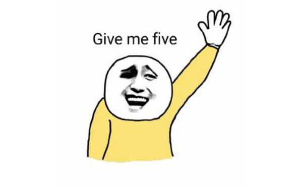 give me five