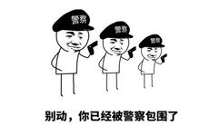 别动，你已经被警察包围了三连