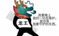 键盘侠龙王：我赌上一切去维护我要守护的东西