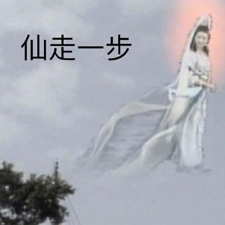 观世音菩萨：先（仙）走一步