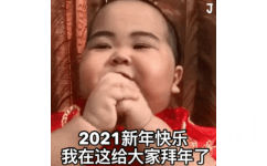 印尼tatan小胖子祝我们2021年新年快乐