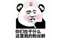 熊猫头吸奶瓶：你们在干什么，这是我的粉丝群