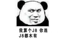 熊猫头：我算个J8 你连J8都木有