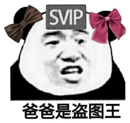 SVIP熊猫头：爸爸是盗图王